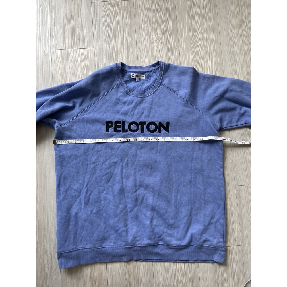 Peloton Men's Blue Pullover Crewneck Sweatshirt Size Large Loungewear Athleisure - Picture 5 of 6